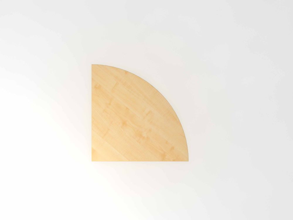 Hammerbacher Verkettungswinkel mit Konsole XBE91 80 x 80 cm Ahorn ABS-Kante Produktbild Hammerbacher Verkettungswinkel mit Konsole XBE91 80 x 80 cm Ahorn ABS-Kante