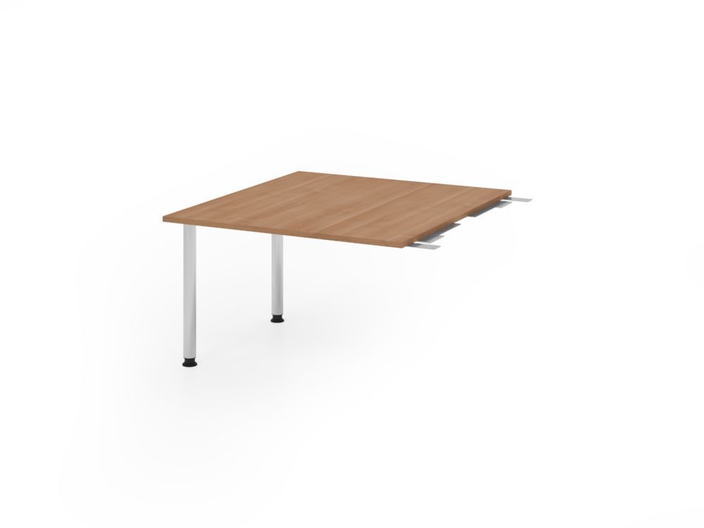 Produktbild Hammerbacher Verkettungs und Anbauplatte VKT Nussbaum/Chrom