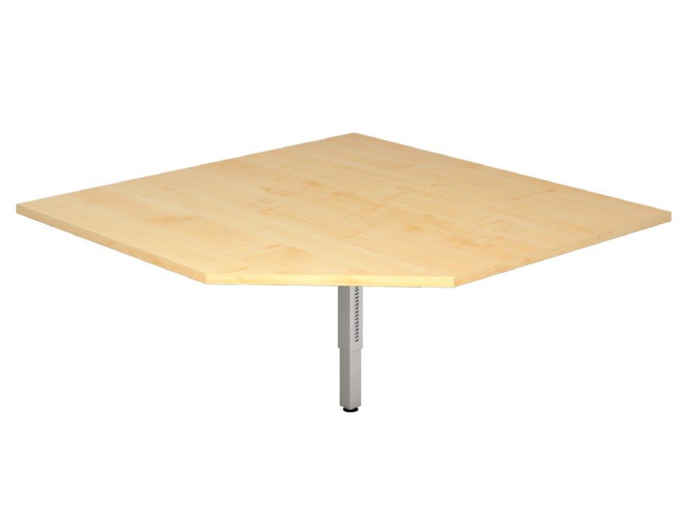 Hammerbacher Verkettungsplatte RT12 trapezform eckig Ahorn / Silber 120 x 120 cm Produktbild Hammerbacher Verkettungsplatte RT12 trapezform eckig Ahorn / Silber 120 x 120 cm