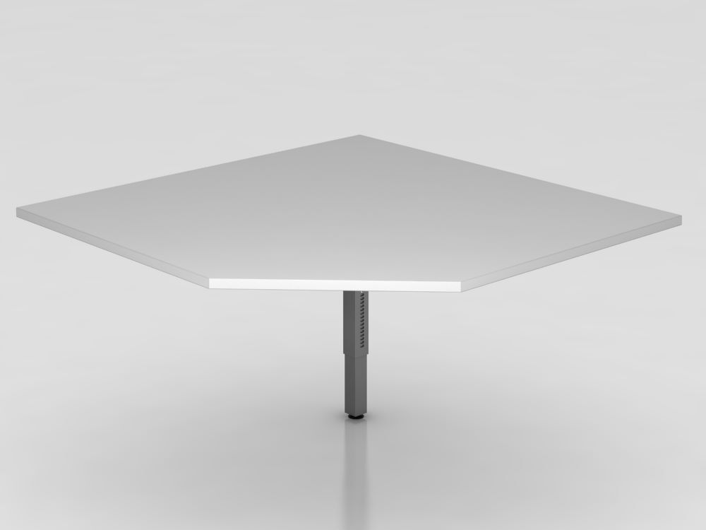 Hammerbacher Verkettungsplatte RT12 120 x 120 cm trapezförmige eckig Grau Graphit Produktbild Hammerbacher Verkettungsplatte RT12 120 x 120 cm trapezförmige eckig Grau Graphit