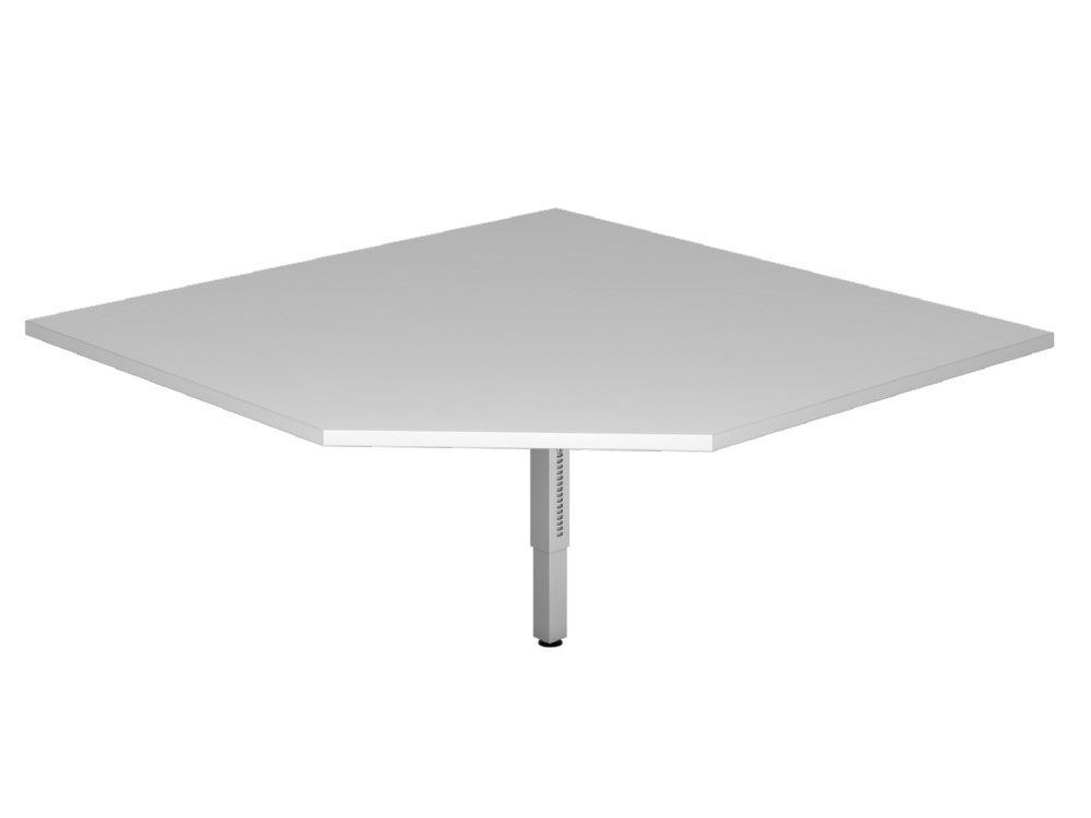 Hammerbacher Verkettungsplatte RT12 trapezform eckig Grau / Silber 120 x 120 cm  Produktbild Hammerbacher Verkettungsplatte RT12 trapezform eckig Grau / Silber 120 x 120 cm