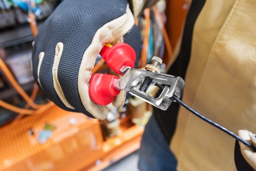 Produktbild Abisolierzange 160 mm schutzisoliert 1860VDE-11 bild 2