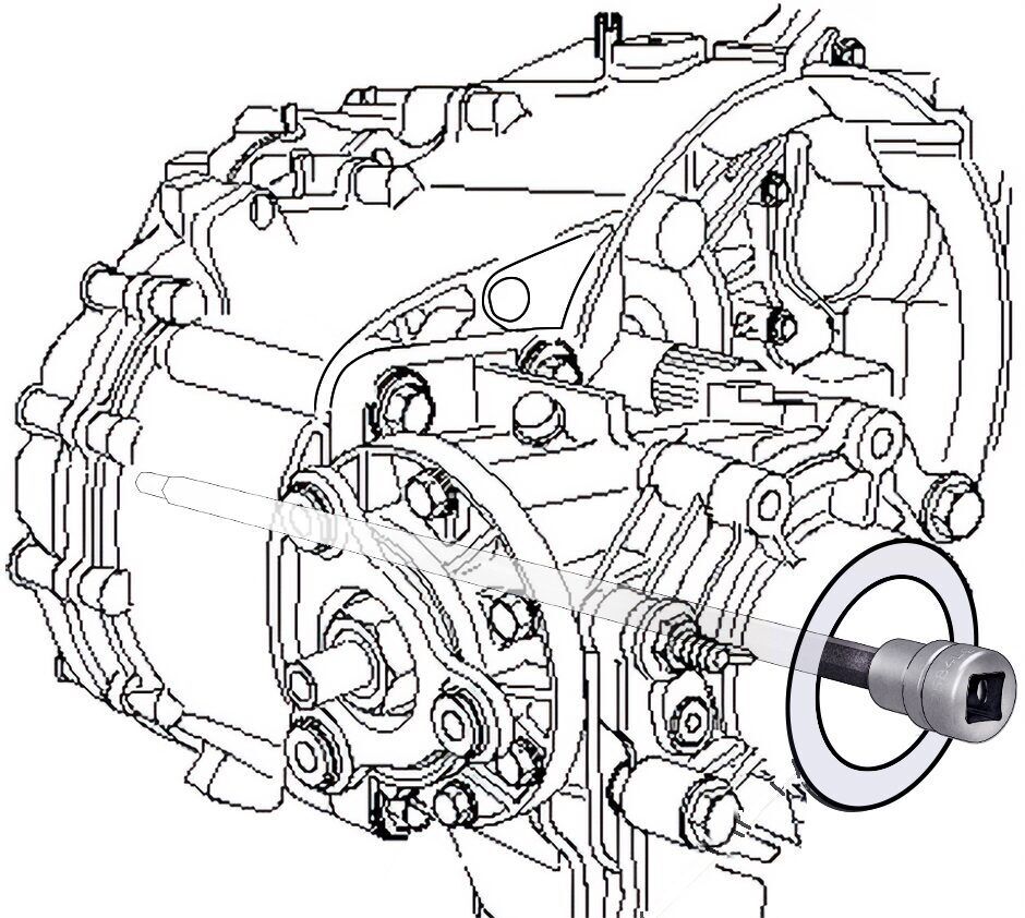 Produktbild Antriebswellen Steckschlüsseleinsatz 2584LG-1A mit 3/8 Zoll SW 6 mm bild 7