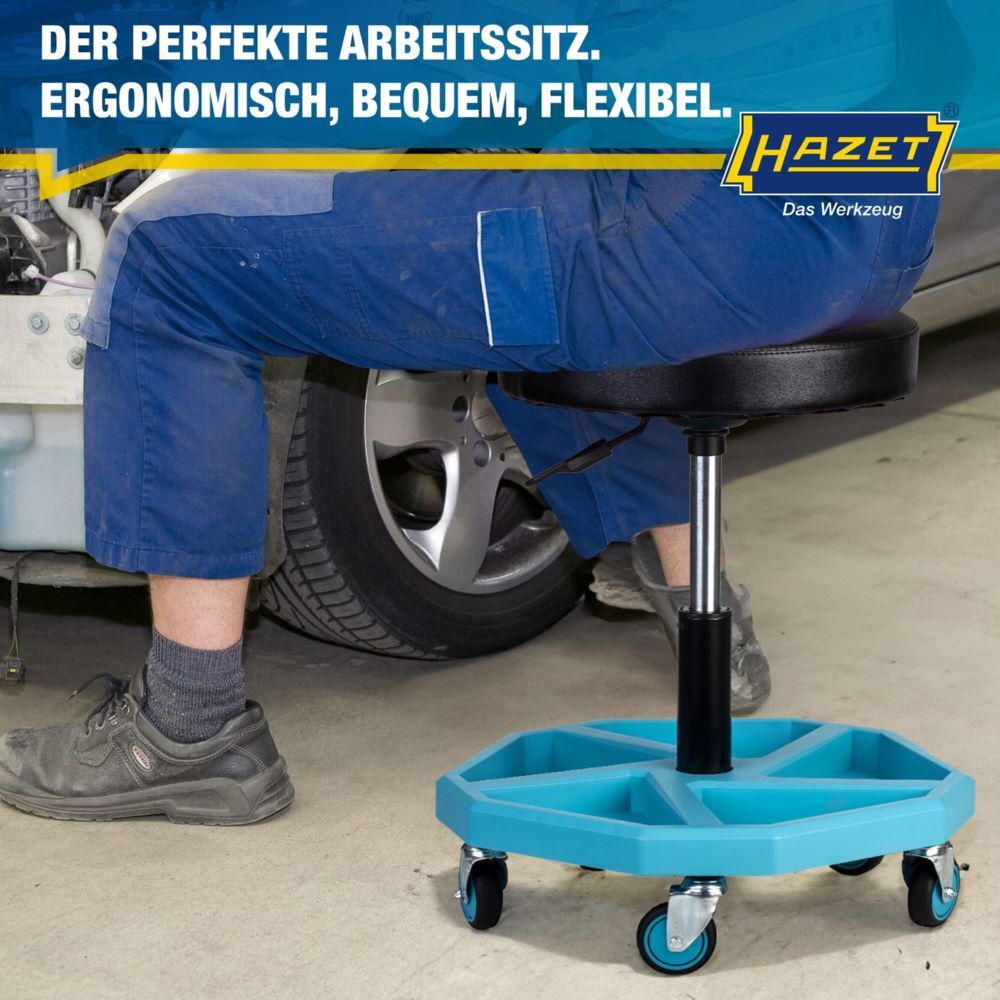 Produktbild Arbeitssitz Hocker 195N-4 bis 150 kg rollbar bild 7