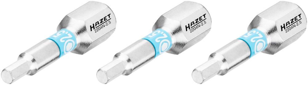Produktbild Hazet Bit 2204N-2.5/3 Innen Sechskant 1/4 Zoll SW 2,5 mm