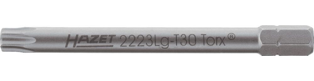 Produktbild Hazet Bit 2223LG-T30 mit 1/4 Zoll Sechskant Innen TORX SW T30
