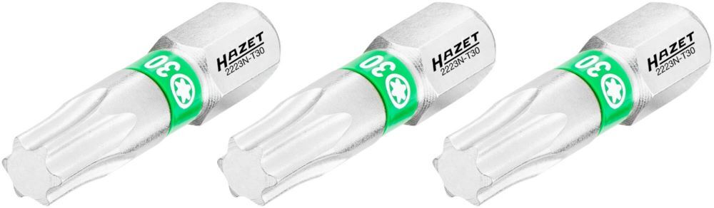 Produktbild Bit 2223N-T30/3 1/4 Zoll 6,3 mm Sechskant Innen TORX® Profil 3 Teile SW T30 bild 2