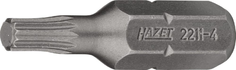 Produktbild Hazet Bit 2211-4 mit 1/4 Zoll Sechskant Innen Vielzahn Profil XZN SW M4