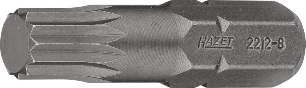 Produktbild Hazet Bit 2212-8 mit 5/16 Zoll Sechskant Innen Vielzahn Profil XZN SW M8