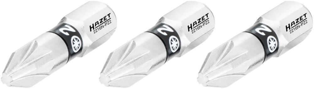 Produktbild Bit 2216N-PZ2/3 1/4 Zoll 6,3 mm Sechskant Pozidriv Profil PZ 3 Teile SW PZ2 bild 2