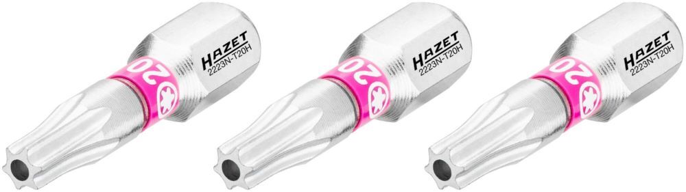 Produktbild Hazet Bit 2223N-T20H/3 Tamper Resistant TORX® Profil 3 Teile SW T20H