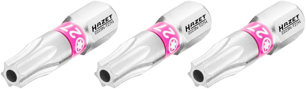Produktbild Hazet Bit 2223N-T27H/3 Tamper Resistant TORX® Profil 3 Teile SW T27H