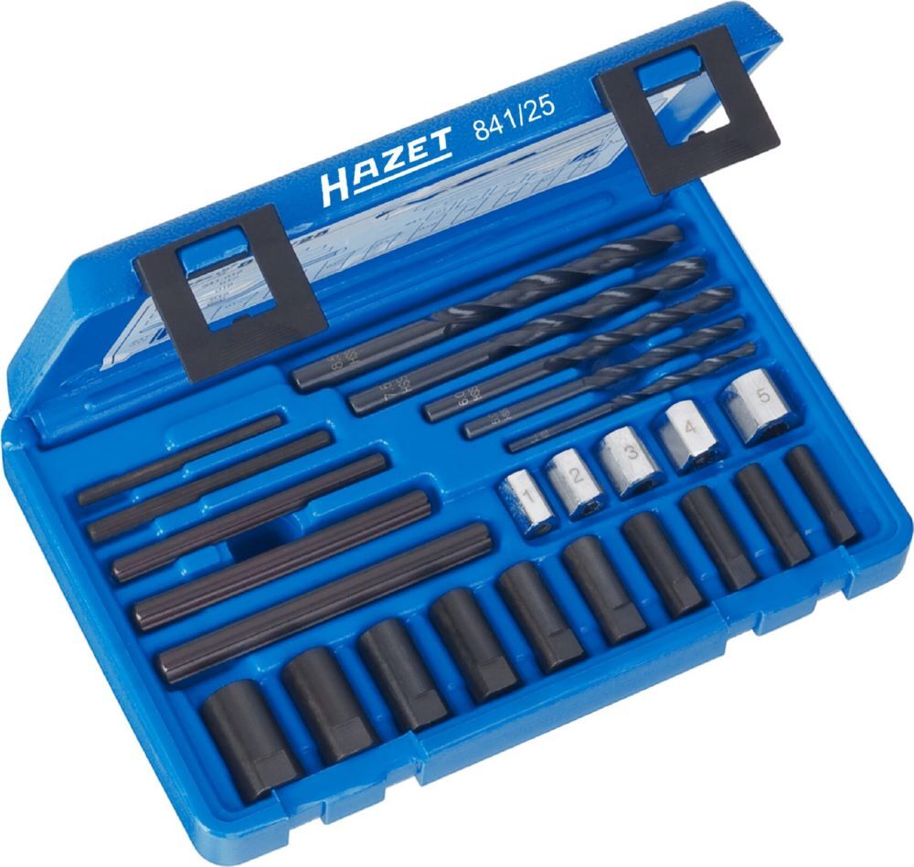 Hazet Bolzenausdreher Satz 841/25 Durchmesser 6 bis 15 mm 25 teilig Hazet Bolzenausdreher Satz 841/25 Durchmesser 6 bis 15 mm 25 teilig