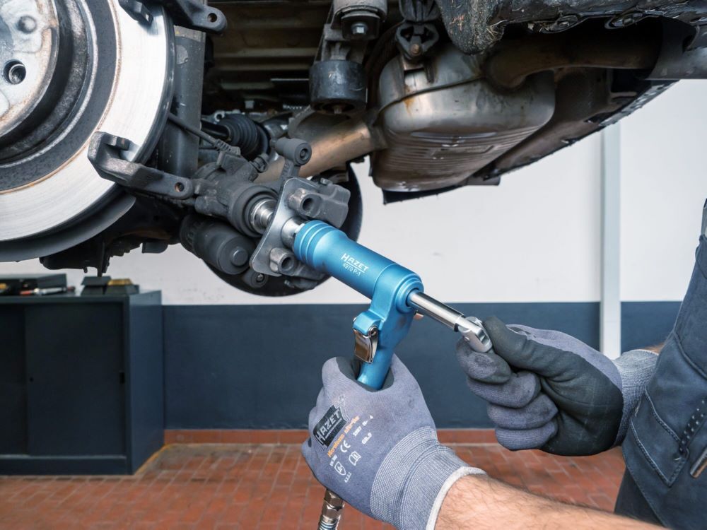 Hazet Bremskolben Rücksetzwerkzeug Satz pneumatisch 4970P-1/4 Produktbild Hazet Bremskolben Rücksetzwerkzeug Satz pneumatisch 4970P-1/4 bild 2