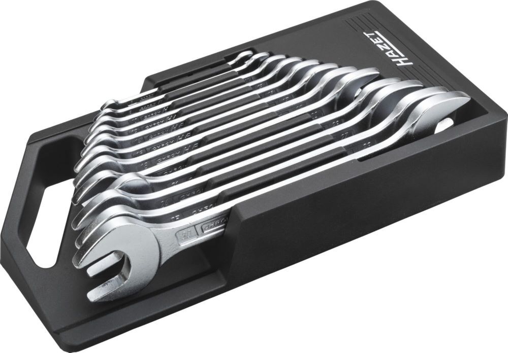 Hazet Doppel Maulschlüssel Satz 450N/12NRS Außen Sechskant Profil 6x7-30x32 Produktbild Hazet Doppel Maulschlüssel Satz 450N/12NRS Außen Sechskant Profil 6x7-30x32