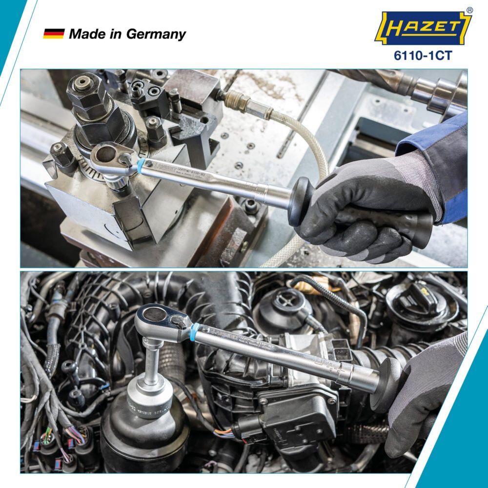 Hazet Drehmomentschlüssel mit DAkkS Kalibrierschein 6110-1CTCAL 3/8 Zoll 335 mm Produktbild Hazet Drehmomentschlüssel mit DAkkS Kalibrierschein 6110-1CTCAL 3/8 Zoll 335 mm bild 4