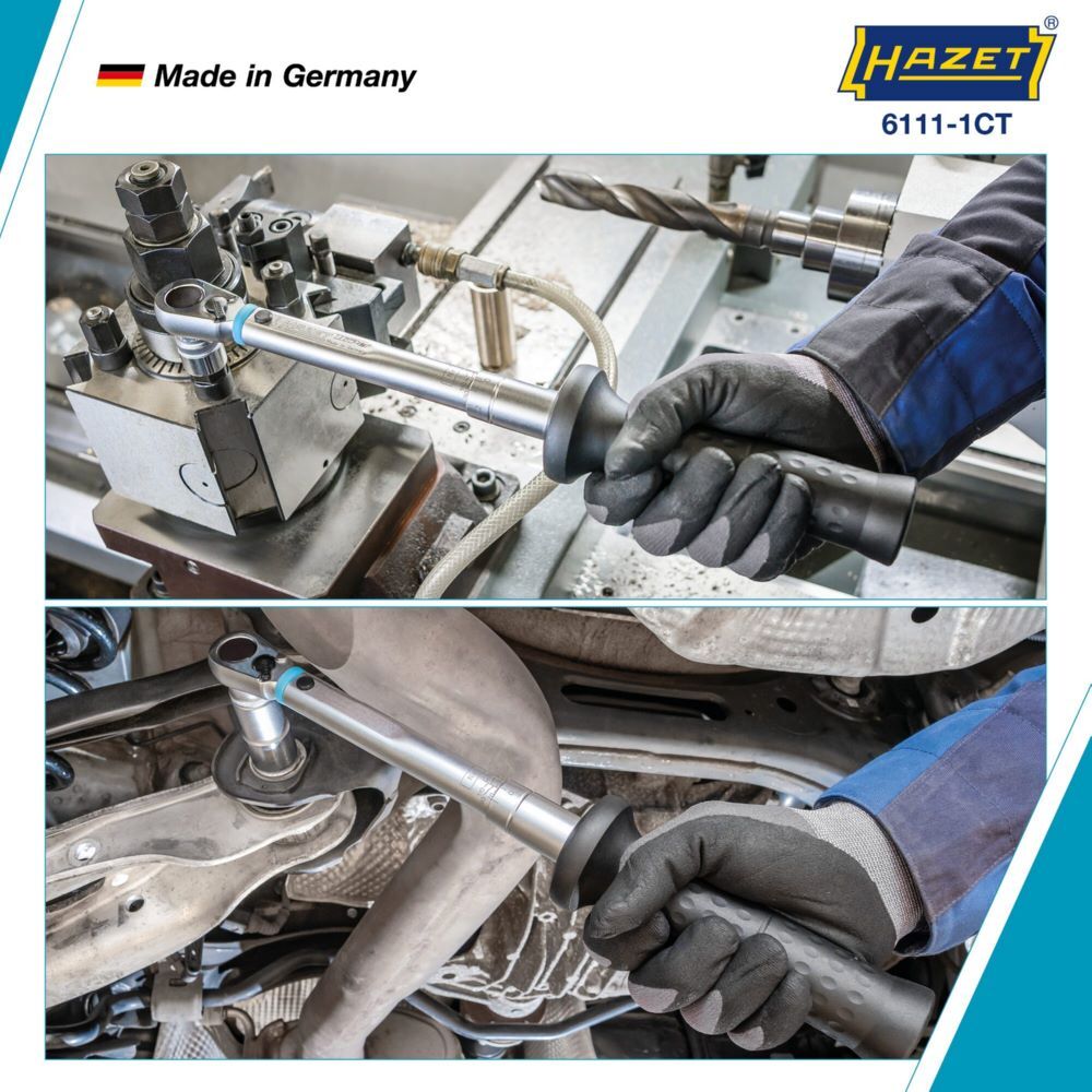 Hazet Drehmomentschlüssel mit DAkkS Kalibrierschein 6111-1CTCAL 20-120 Nm 389 mm Produktbild Hazet Drehmomentschlüssel mit DAkkS Kalibrierschein 6111-1CTCAL 20-120 Nm 389 mm bild 4