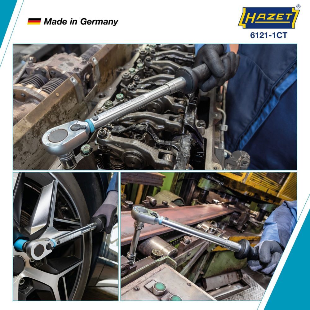 Hazet Drehmomentschlüssel mit DAkkS Kalibrierschein 6121-1CTCAL 1/2 Zoll 435 mm Produktbild Hazet Drehmomentschlüssel mit DAkkS Kalibrierschein 6121-1CTCAL 1/2 Zoll 435 mm bild 7
