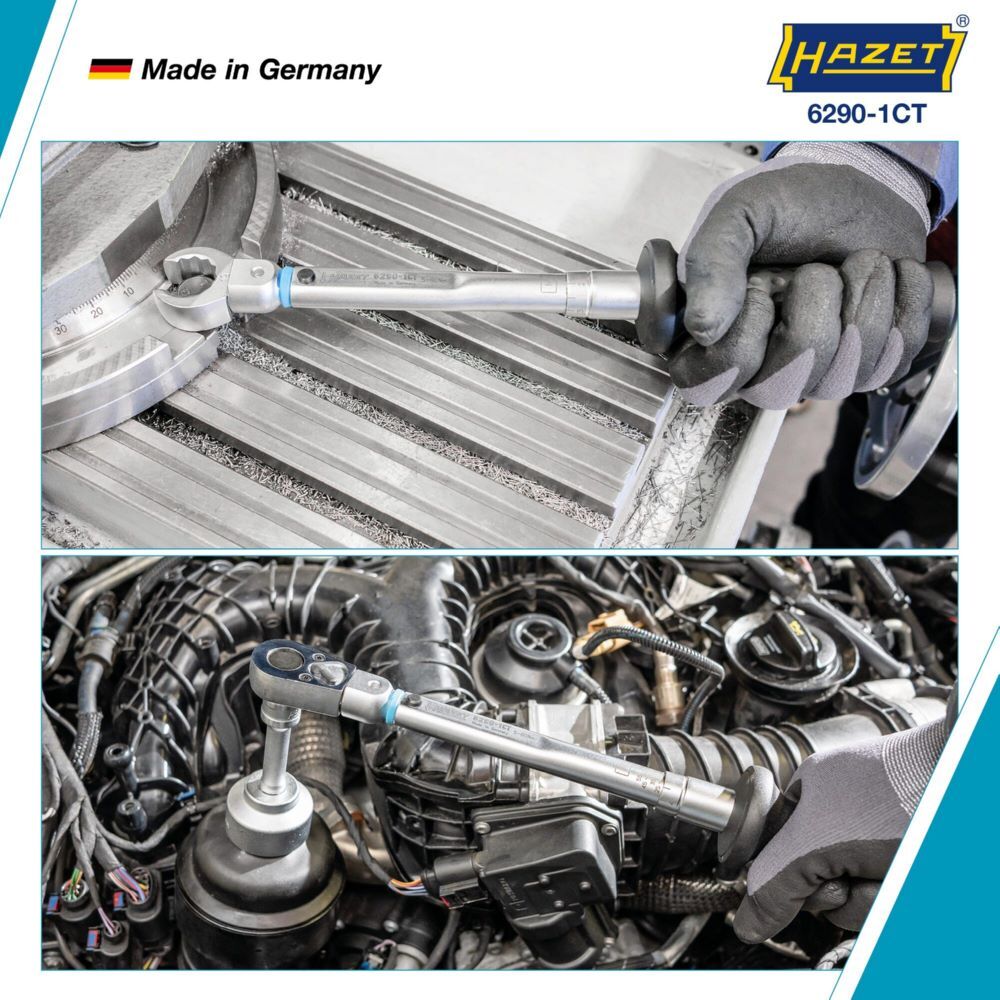 Hazet Drehmomentschlüssel DAkkS-Kalibrierschein 6290-1CTCAL Einsteck-Vierkant L 306 mm Produktbild Hazet Drehmomentschlüssel DAkkS-Kalibrierschein 6290-1CTCAL Einsteck-Vierkant L 306 mm bild 2