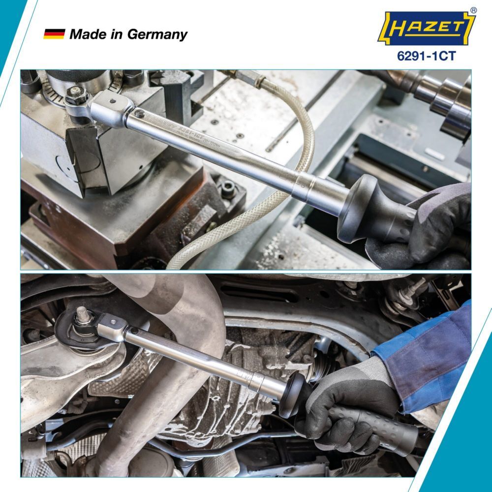 Hazet Drehmomentschlüssel mit DAkkS-Kalibrierschein 6291-1CTCAL Einsteck Vierkant Produktbild Hazet Drehmomentschlüssel mit DAkkS-Kalibrierschein 6291-1CTCAL Einsteck Vierkant bild 3