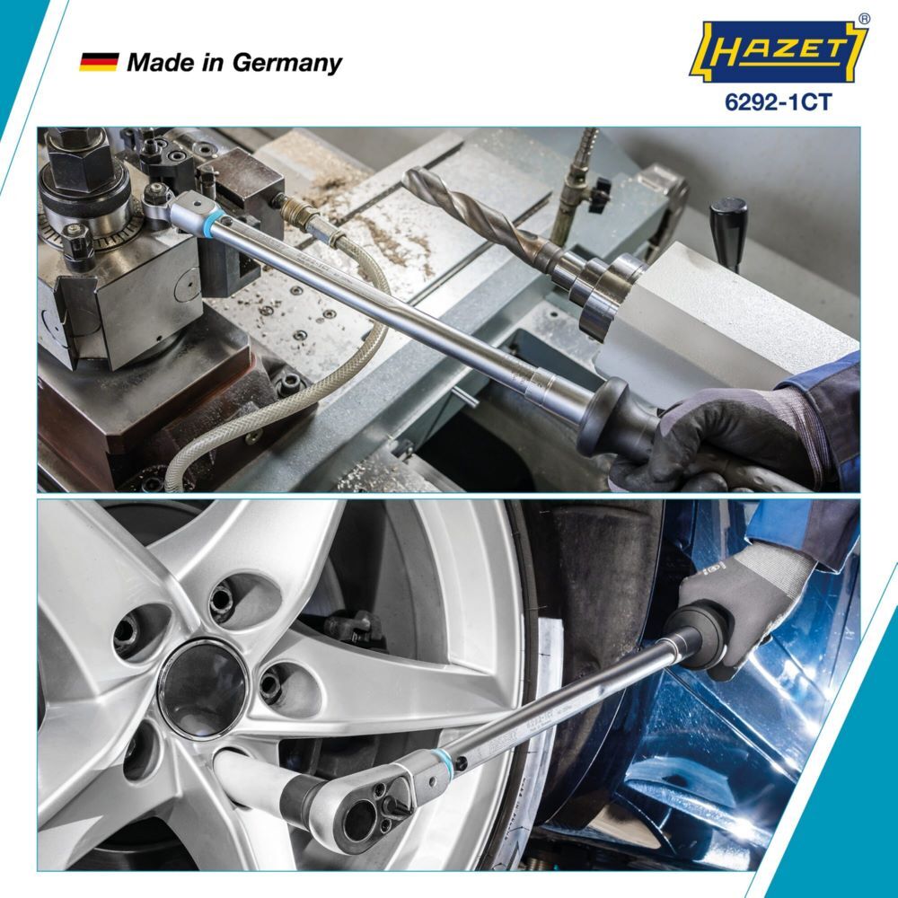 Hazet Drehmomentschlüssel DAkkS Kalibrierschein 6292-1CTCAL Einsteck Vierkant 511 mm Produktbild Hazet Drehmomentschlüssel DAkkS Kalibrierschein 6292-1CTCAL Einsteck Vierkant 511 mm bild 4