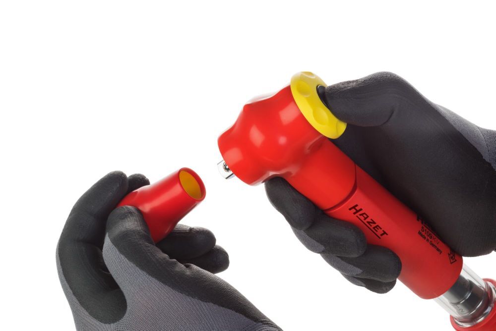 Hazet Drehmomentschlüssel schutzisoliert 5108KV Vierkant Länge 275 mm Produktbild Hazet Drehmomentschlüssel schutzisoliert 5108KV Vierkant Länge 275 mm bild 2