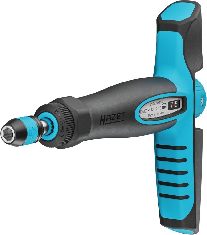 Hazet Drehmomentschraubendreher mit Quergriff 6005CT-100 Sechskant Länge 198 mm Produktbild Hazet Drehmomentschraubendreher mit Quergriff 6005CT-100 Sechskant Länge 198 mm bild 3