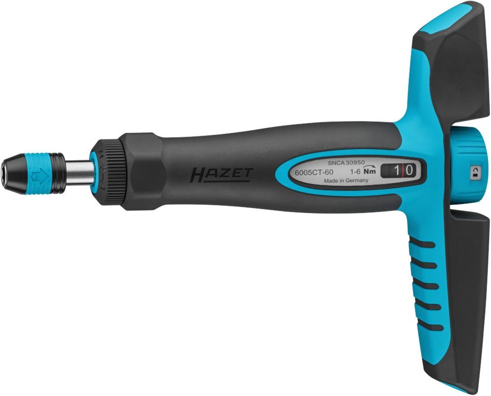 Hazet Drehmomentschraubendreher mit Quergriff 6005CT-60 Sechskant Länge 198 mm Produktbild Hazet Drehmomentschraubendreher mit Quergriff 6005CT-60 Sechskant Länge 198 mm