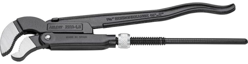 Produktbild Hazet Eckrohrzange 2183-1.5 Schwedische Form Länge 416 mm