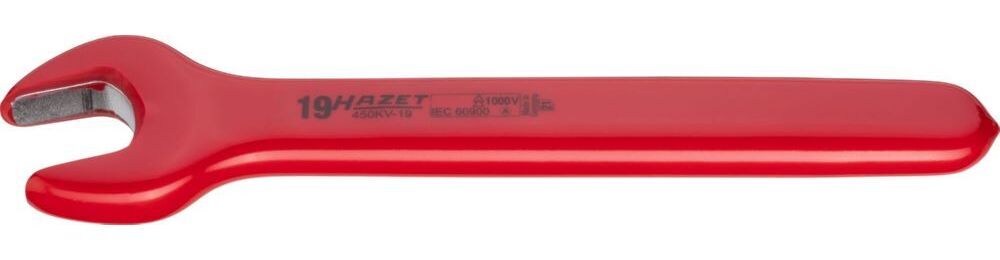 Produktbild Einmaulschlüssel schutzisoliert 450KV-19 Außen Sechskant Profil SW 19 mm bild 2