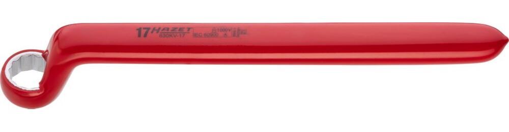 Produktbild Einringschlüssel schutzisoliert 630KV-17 Außen Doppelsechskant Profil SW 17 mm bild 6