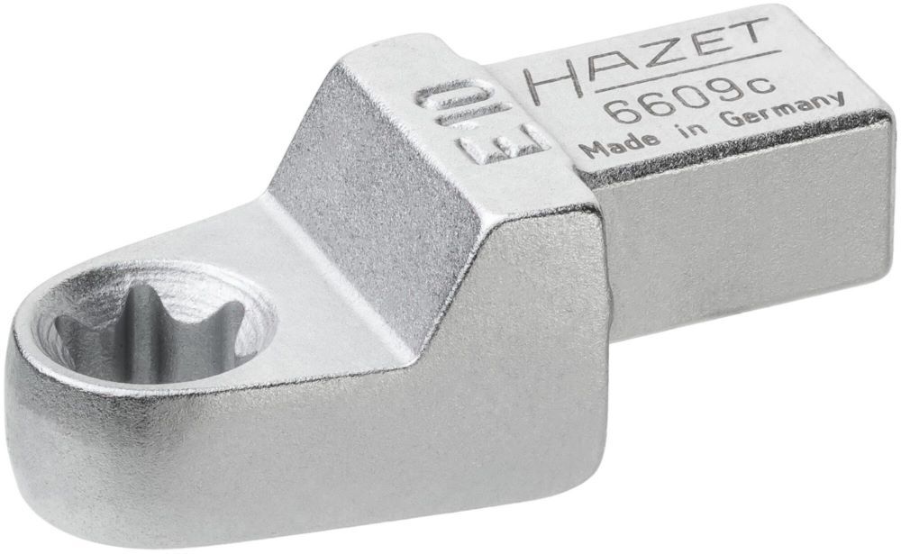 Hazet Einsteck Ringschlüssel 6609C-E10 9 x 12 mm Einsteck Vierkant  SW E10 Produktbild Hazet Einsteck Ringschlüssel 6609C-E10 9 x 12 mm Einsteck Vierkant  SW E10