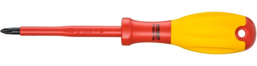 Produktbild Hazet Elektriker-Schraubendreher schutzisoliert 810VDE-PH2 Kreuzschlitz Profil