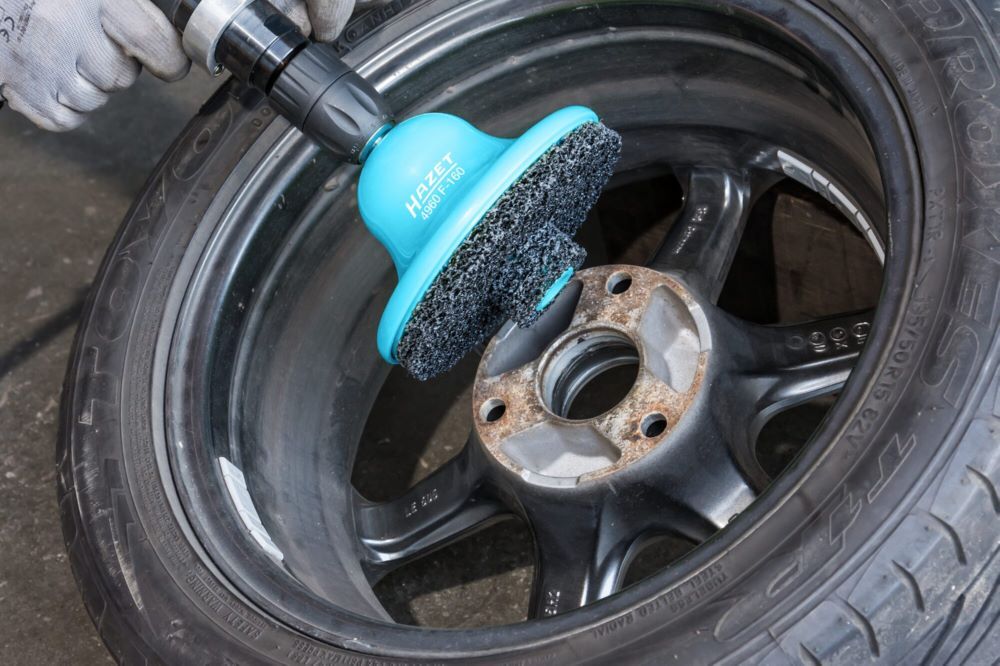 Produktbild Felgenflansch Reiniger Außendurchmesser 160 mm bild 5