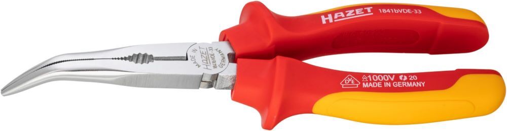 Produktbild Hazet Flachrundzange schutzisoliert 1841BVDE-33 Länge 200 mm