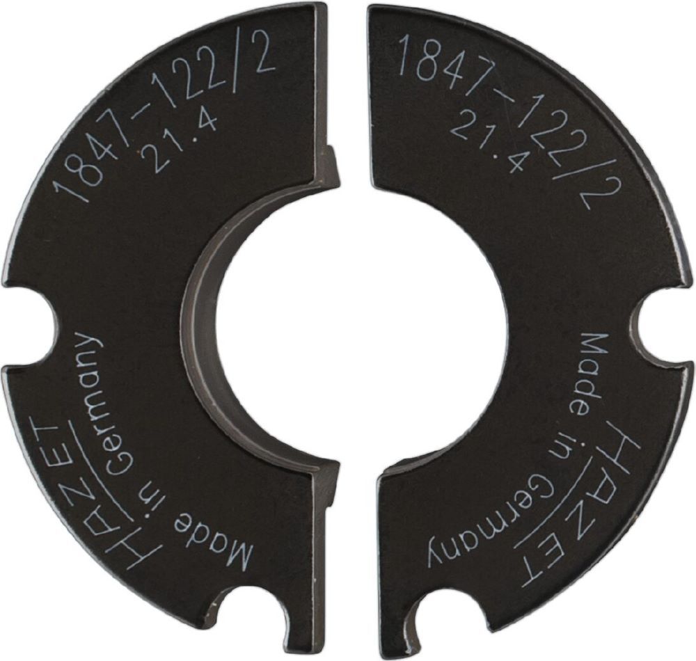 Produktbild Hazet KFZ Halbschalen Paar Durchmesser 21,4 mm Länge 225 mm 1847-122/2