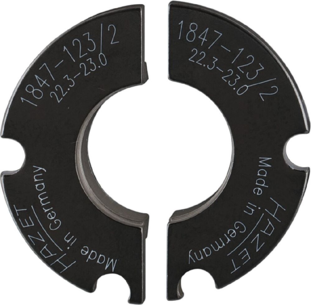 Produktbild Hazet Halbschalen Paar Durchmesser 22,3 bis 23 mm Länge 310 mm 1847-123/2