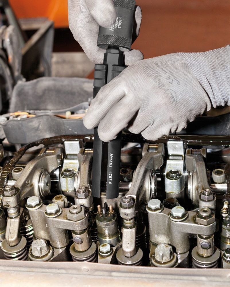 Hazet Injektor Klaue 4797-5 M10 x1,5 mm 174 mm Produktbild Hazet Injektor Klaue 4797-5 M10 x1,5 mm 174 mm bild 4