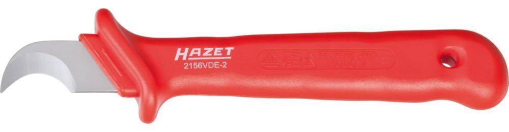 Produktbild Hazet Kabel und Abisoliermesser schutzisoliert 2156VDE-2 Länge 180 mm