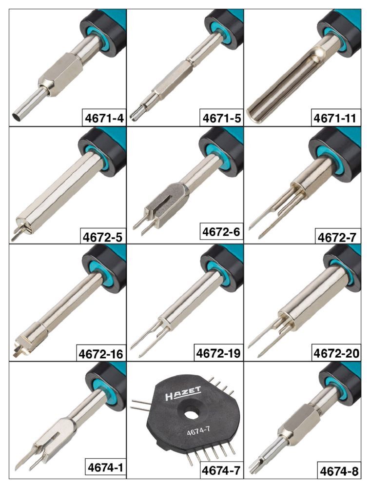Hazet Kabelentriegeler Sortiment 4670-5/12 mit 12 Teilen Produktbild Hazet Kabelentriegeler Sortiment 4670-5/12 mit 12 Teilen bild 8
