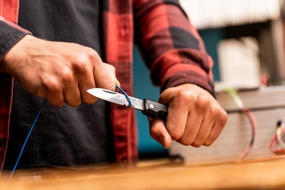 Produktbild Kabelmesser 2156 Länge 110 mm mit Kunststoffgriff bild 3