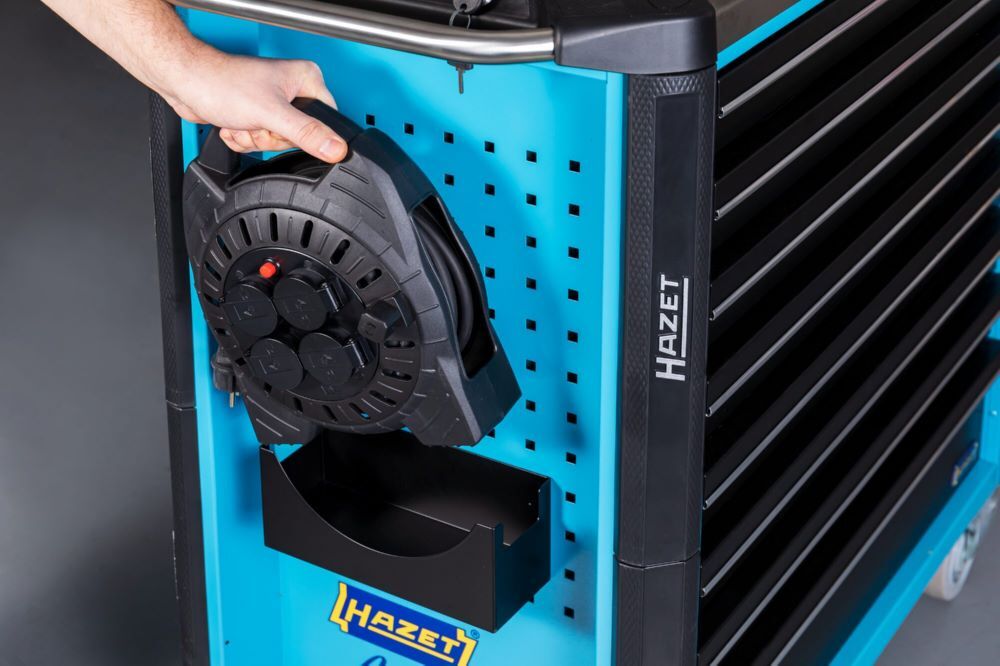 Hazet Kabeltrommel mit Halter 161N-3D/2 für Werkstattwagen Assistent Produktbild Hazet Kabeltrommel mit Halter 161N-3D/2 für Werkstattwagen Assistent bild 2