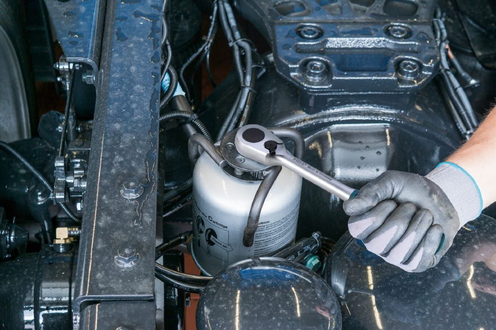 Produktbild Kartuschenschlüssel 2195 mit 1/2 Zoll Vierkant 90 bis 140 mm bild 2