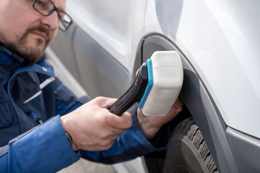 Hazet Klebschlag Hammer 1959-4 mit verstellbarem Griff 280 mm Produktbild Hazet Klebschlag Hammer 1959-4 mit verstellbarem Griff 280 mm bild 4