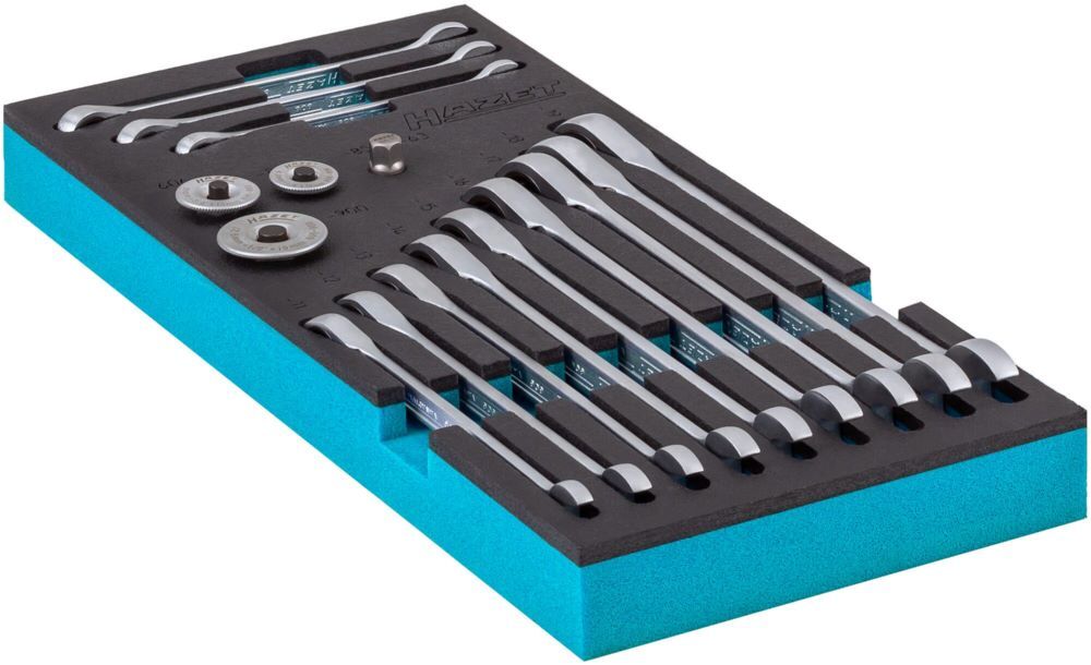 Hazet Knarren Ringmaulschlüssel Satz 163-515/16 Außen Doppelsechskant 8-19 Produktbild Hazet Knarren Ringmaulschlüssel Satz 163-515/16 Außen Doppelsechskant 8-19 bild 3