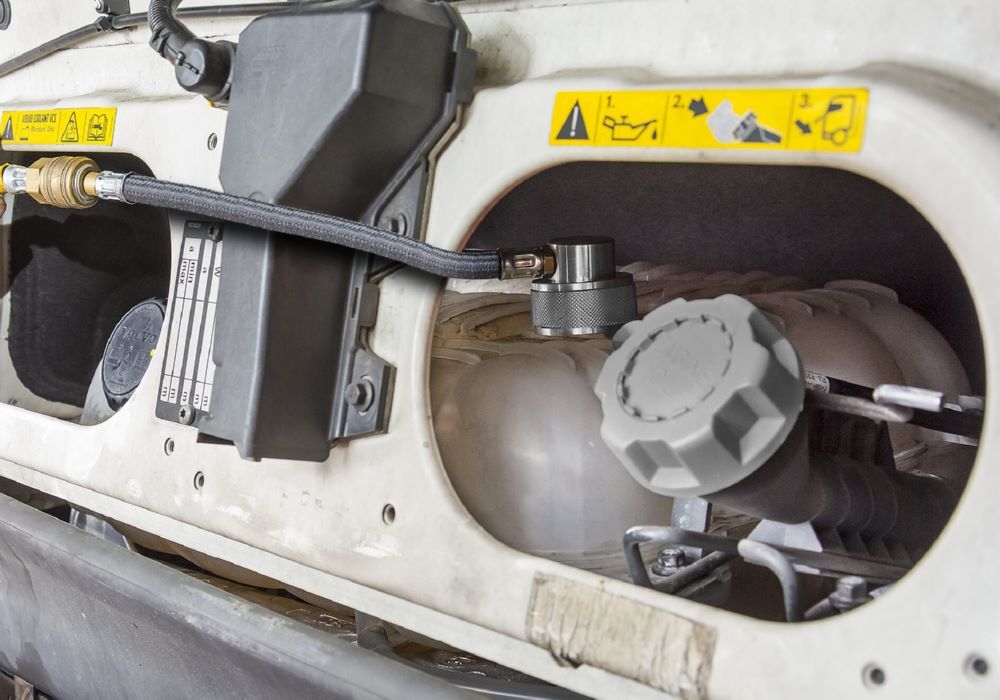 Produktbild Kühleradapter 4800-25 Testung Kühlsystem Heizkreislauf bild 3