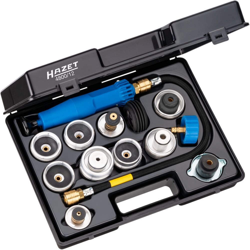 Hazet Kühlsystem Tester 4800/12 mit 12 teilig Produktbild Hazet Kühlsystem Tester 4800/12 mit 12 teilig