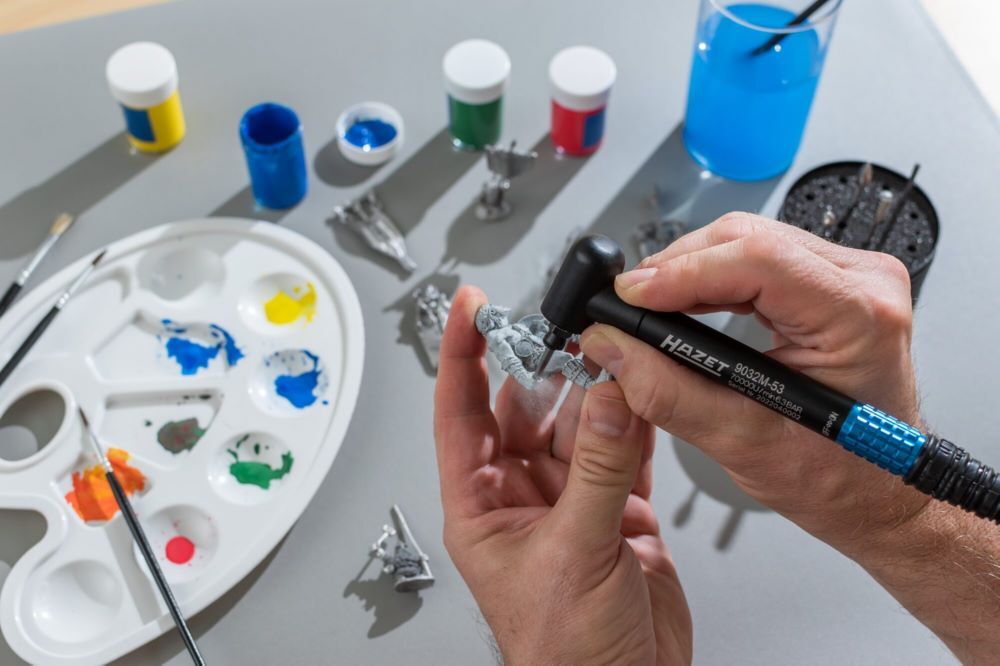 Hazet Mikro Stabschleifer abgewinkelt 9032M-53 Schlauchlänge 1,5 m Produktbild Hazet Mikro Stabschleifer abgewinkelt 9032M-53 Schlauchlänge 1,5 m bild 2