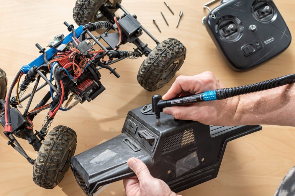 Hazet Mikro Stabschleifer abgewinkelt 9032M-53 Schlauchlänge 1,5 m Produktbild Hazet Mikro Stabschleifer abgewinkelt 9032M-53 Schlauchlänge 1,5 m bild 4