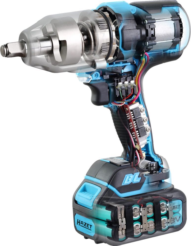 Hazet Mini Akku Schlagschrauber Satz 18 Volt 9212M-1/4 Vierkant 270Nm Produktbild Hazet Mini Akku Schlagschrauber Satz 18 Volt 9212M-1/4 Vierkant 270Nm bild 2